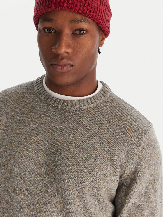 Quiksilver Quiksilver Πουλόβερ Slow Song Neppy EQYSW03325 Γκρι Regular Fit