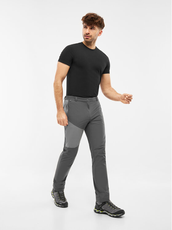 Viking Viking Spodnie materiałowe Rago Man Szary Regular Fit