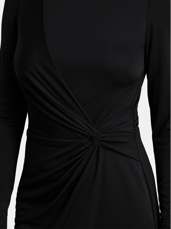 LAUREN RALPH LAUREN LAUREN RALPH LAUREN Pletena obleka 200P14033002 Črna Slim Fit