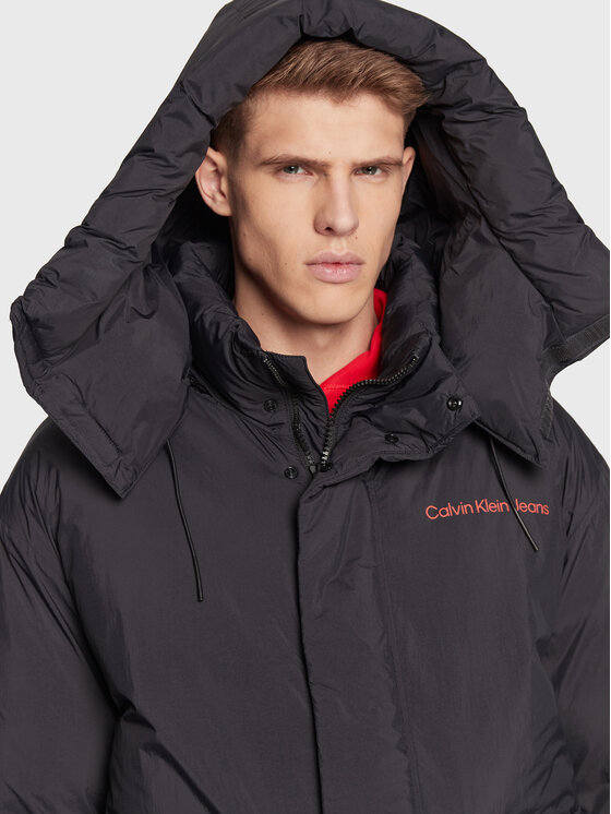 Calvin Klein Jeans Calvin Klein Jeans Μπουφάν χειμωνιάτικο J30J321907 Μαύρο Relaxed Fit