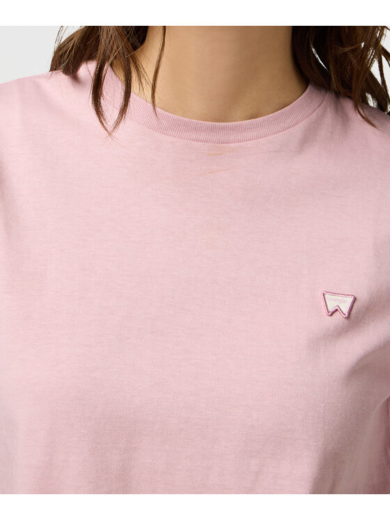 Wrangler Wrangler T-shirt 112370740 Rosa Regular Fit