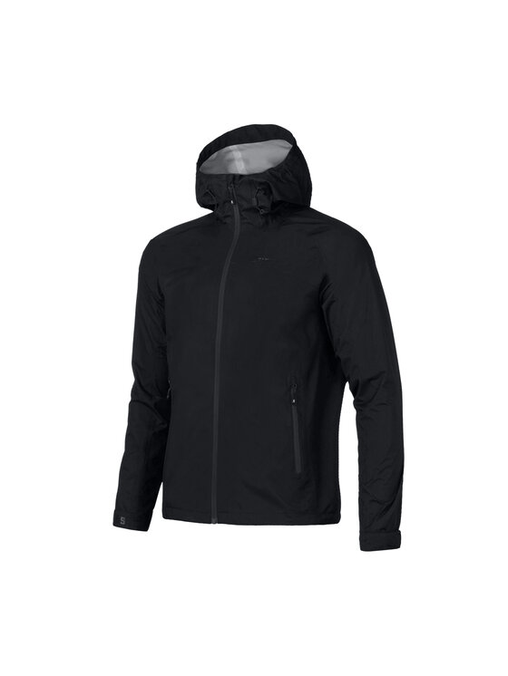 Alpinus Alpinus Kurtka przeciwdeszczowa Carniche 15K Czarny Regular Fit
