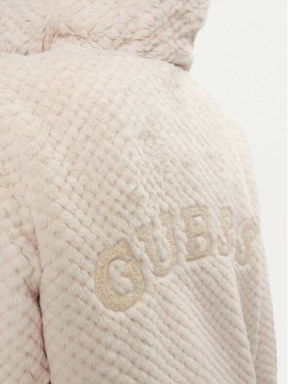 Guess Guess Pelzmantel W3BL50 WFSD0 Grau Regular Fit