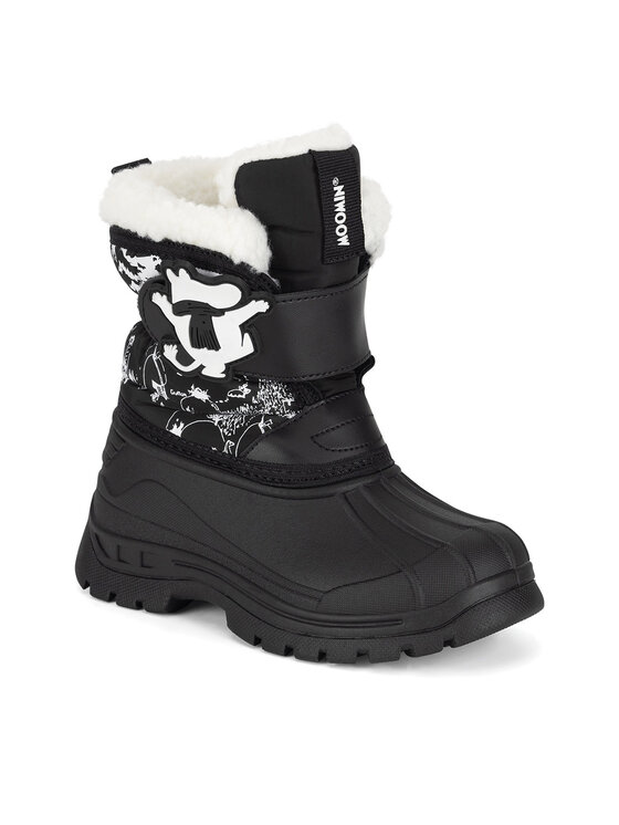 Moomin Moomin Sniego batai AW24-135MMN Juoda