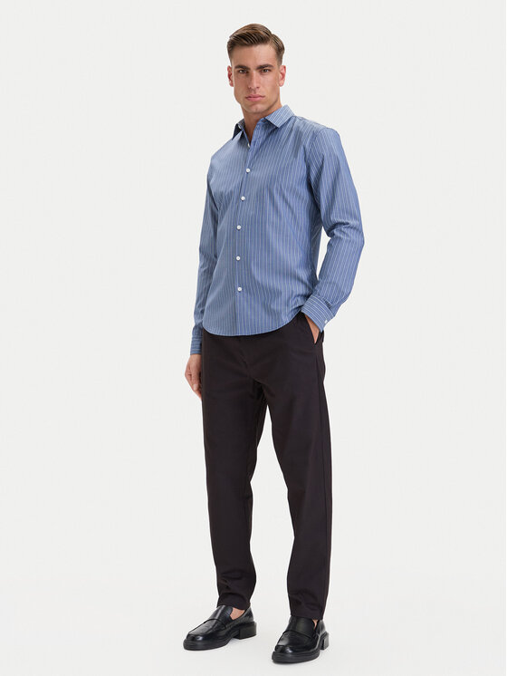 Calvin Klein Calvin Klein Πουκάμισο LV04LH106G Μπλε Slim Fit