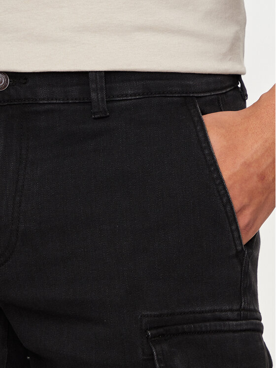 Only & Sons Only & Sons Szorty jeansowe Cam 22030499 Czarny Regular Fit