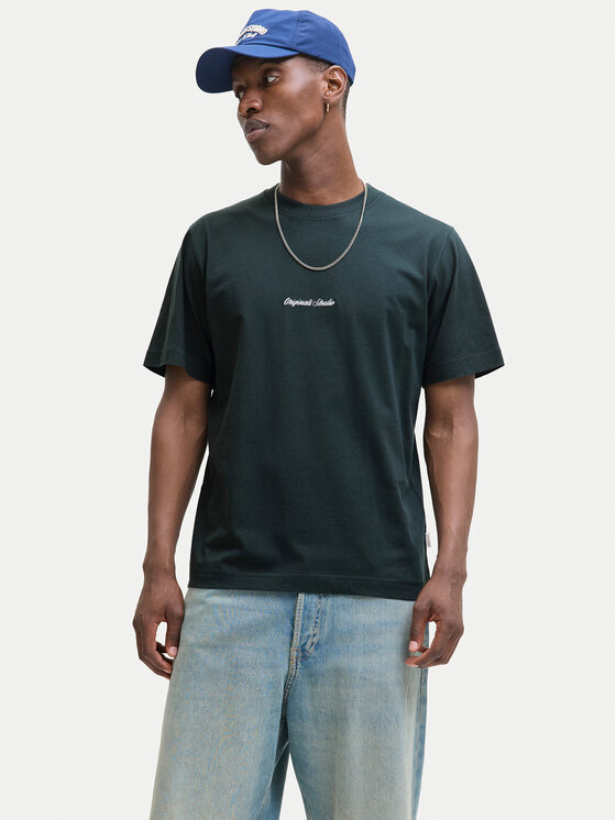 Jack&Jones Jack&Jones T-shirt Norrebro 12282892 Siva Relaxed Fit