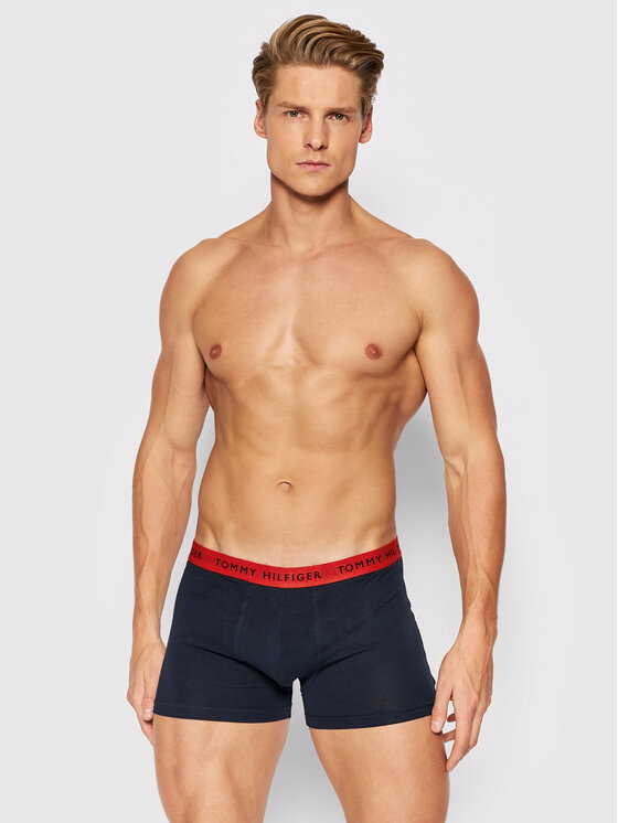 Tommy Hilfiger Tommy Hilfiger 3 bokseršortu pāru komplekts UM0UM02324 Tumši zils