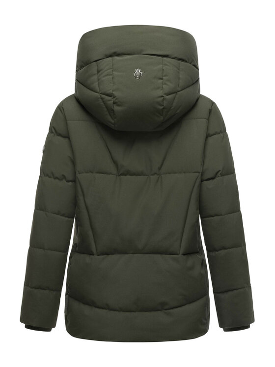 Marikoo Marikoo Kurtka zimowa Kuschelnasee Zielony Regular Fit