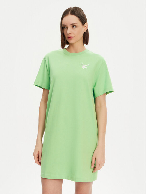 Lacoste Lacoste Rochie de zi EF9573 Verde Regular Fit