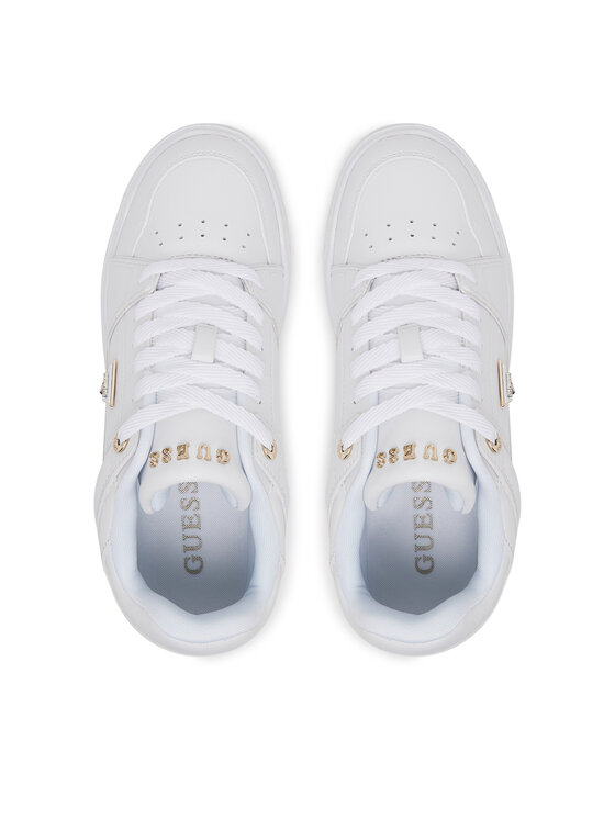 Guess Guess Sneakersy FLTDEL ELE12 Biały