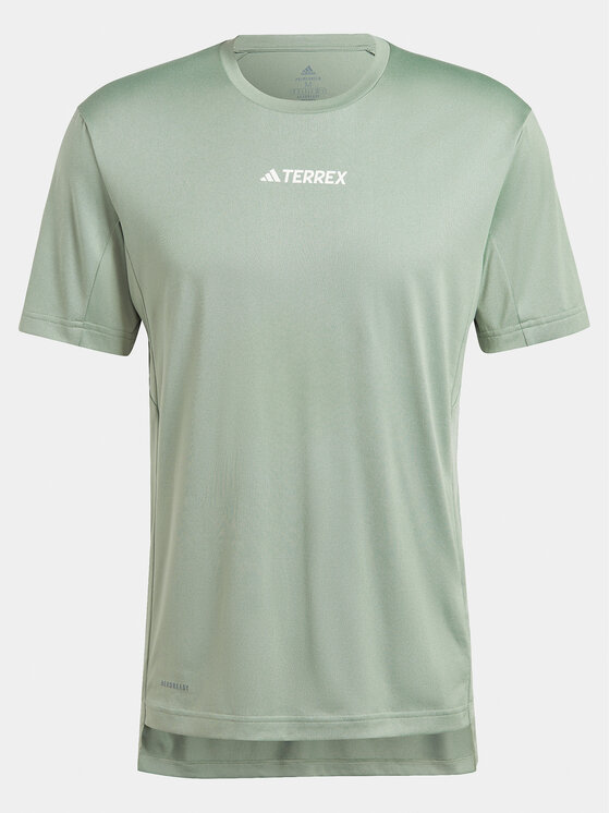 adidas adidas Funkčné tričko Terrex Multi IP4781 Zelená Regular Fit