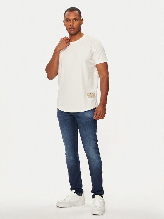 Calvin Klein Jeans Calvin Klein Jeans Тишърт J30J323482 Екрю Regular Fit