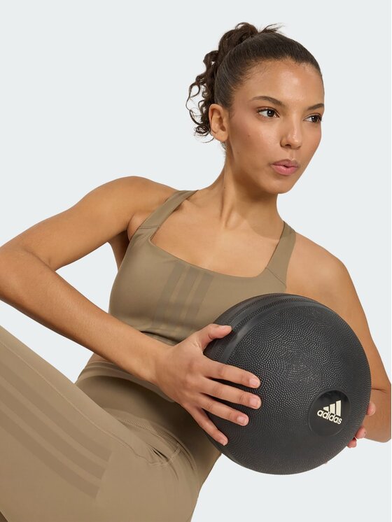 adidas adidas Legginsy 158687 Beżowy Fitted Fit