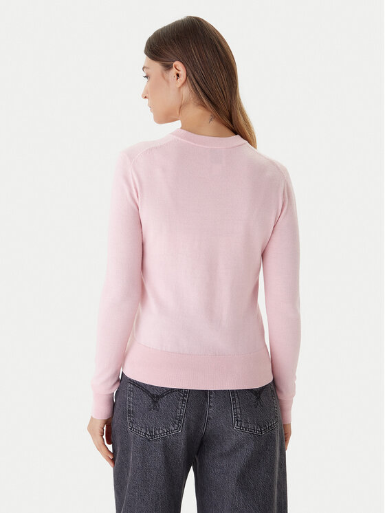Calvin Klein Calvin Klein Sweter LV044D370G Różowy Regular Fit