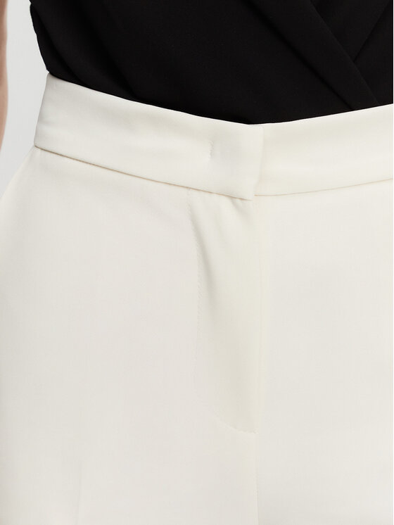 Maryley Maryley Текстилни панталони 25EB587/43VA Екрю Regular Fit