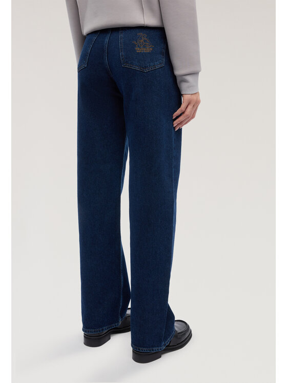 Trussardi Trussardi Jeansy P4409300336N0DB Niebieski jasny Over Fit