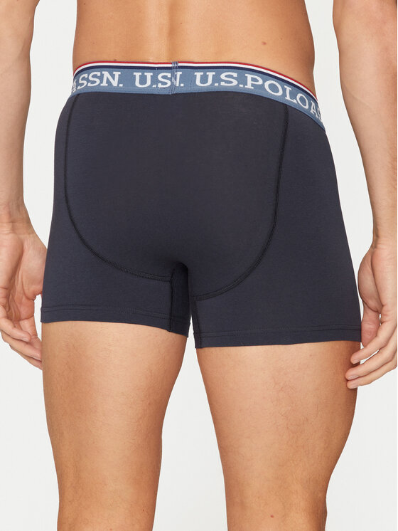 U.S. Polo Assn. U.S. Polo Assn. Set od 3 para bokserica MUP4078 Tamnoplava