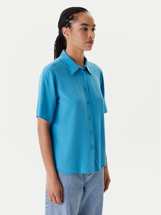 United Colors Of Benetton United Colors Of Benetton Cămașă 5WPWDQ0B1 Albastru Regular Fit