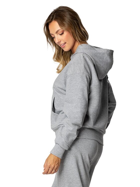 DKaren Sport DKaren Sport Bluza DK-K-B8 Szary Regular Fit