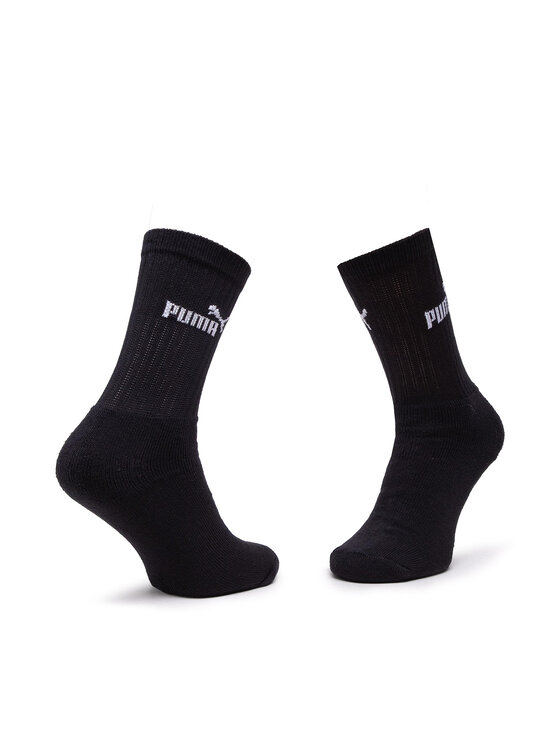 Puma Puma 3 pár uniszex hosszú szárú zokni 907934 r. 35/38 Fekete