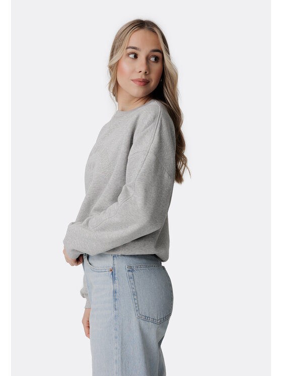 LAURELLA LAURELLA Mikina 1TU015 Šedá Regular Fit