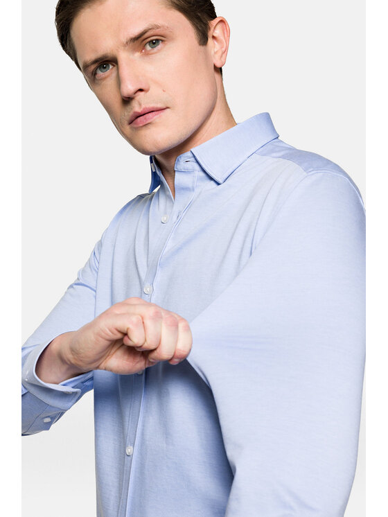 Lancerto Lancerto Koszula Mabel KO073222000025 Niebieski Slim Fit