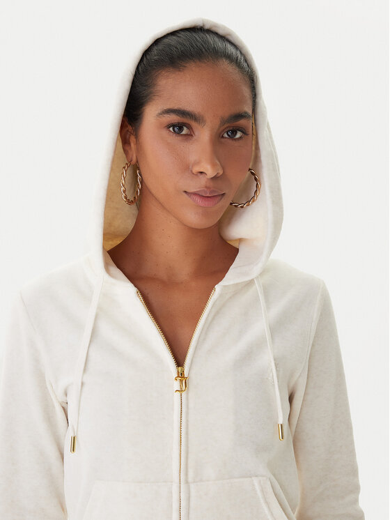 Juicy Couture Juicy Couture Majica dugih rukava Robertson JCAP176G Bež Slim Fit