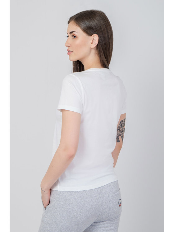 Jott Jott T-Shirt Rosas Biały Regular Fit