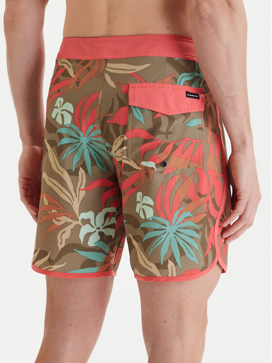 Quiksilver Quiksilver Plavecké šortky Surfsilk Scallop 18" EQYBS04862 Béžová Regular Fit