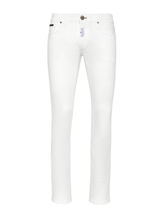 PHILIPP PLEIN PHILIPP PLEIN Jeansy 15607 Biały Slim Fit