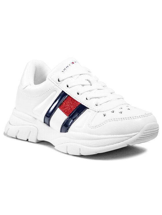 tommy hilfiger low cut lace up sneaker