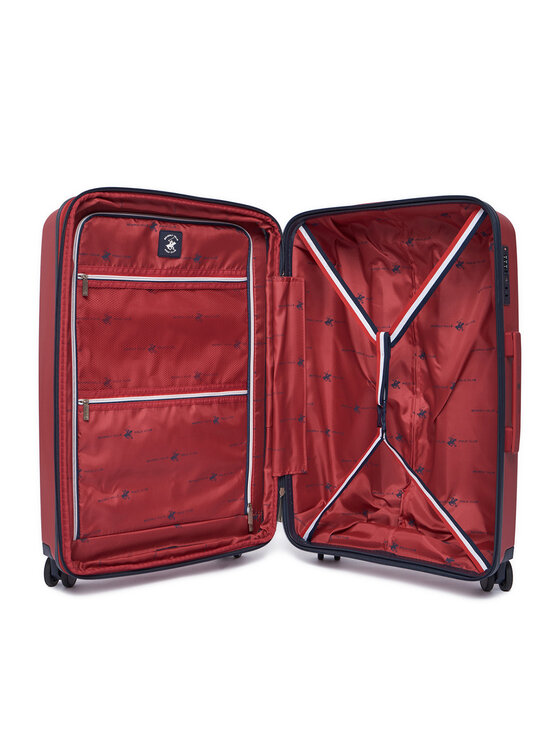 Beverly Hills Polo Club Beverly Hills Polo Club Srednji kovček CEO-BHPC-WAL-006-M Rdeča