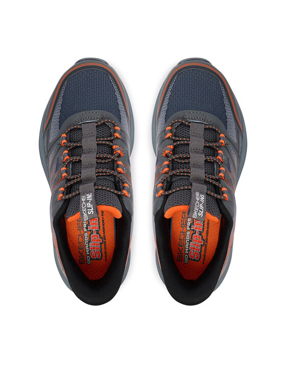 Skechers Skechers Αθλητικά Microspec Velocity - Grid-Shift 404220L/CCOR Γκρι