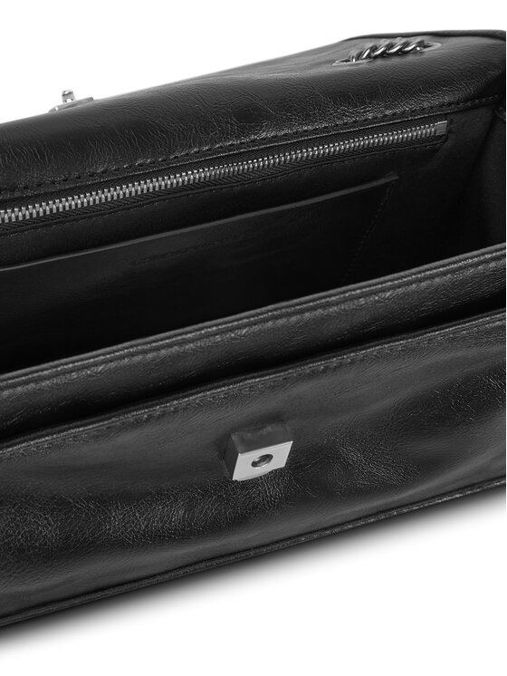 Calvin Klein Jeans Calvin Klein Jeans Kabelka Chain Ew Flap Conv Chain Bag LV04K3084G Čierna
