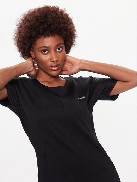 Liu Jo Sport Liu Jo Sport Vsakodnevna obleka TA3031 F0869 Črna Regular Fit