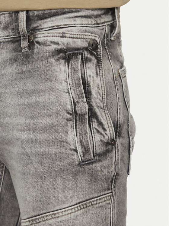G-Star Raw G-Star Raw Jeansy Diver 3D D26465-D931 H095 Szary Slim Fit