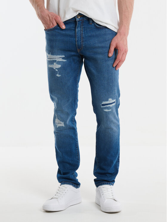 BIG STAR BIG STAR Jeansy TERRY CARROT Niebieski Tapered Fit