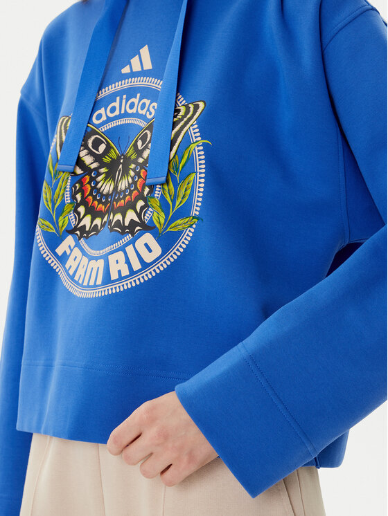 adidas adidas Μπλούζα Farm JL8608 Μπλε Loose Fit
