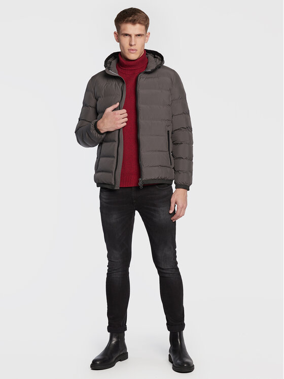 Geox Geox Μπουφάν μεταβατικό Spherica M2629C T2961 F1614 Γκρι Regular Fit