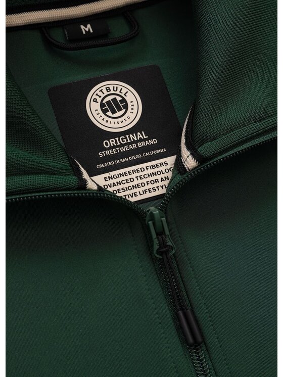 PITBULL PITBULL Bluza POWERS Zielony Regular Fit