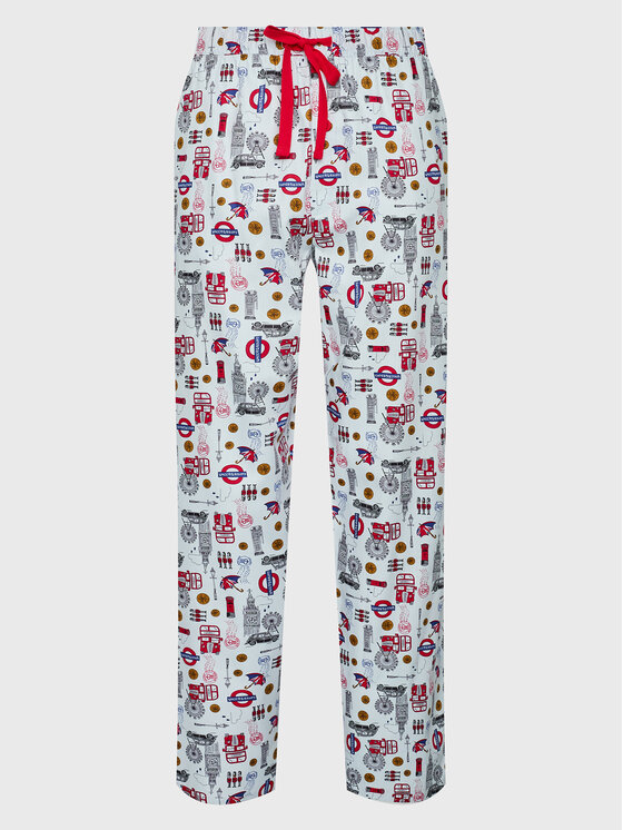 cyberjammies pantalon de pyjama windsor 6754 gris regular fit