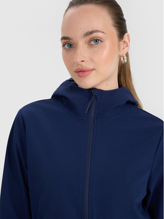 4F 4F Kurtka softshell 4FWSS25TSOFF320-31S Niebieski Regular Fit