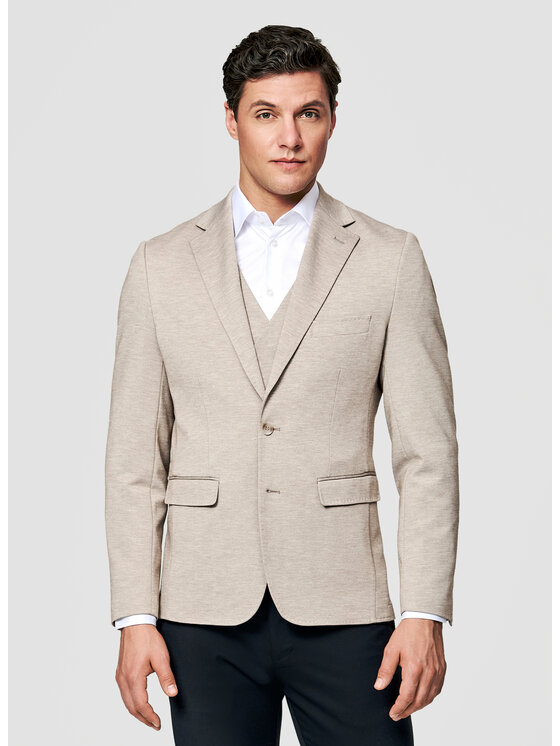 Pako Lorente Pako Lorente Marynarka P26SF-3X-007 Beżowy Slim Fit