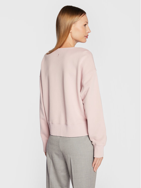 Comma Comma Суитшърт 2121347 Розов Regular Fit