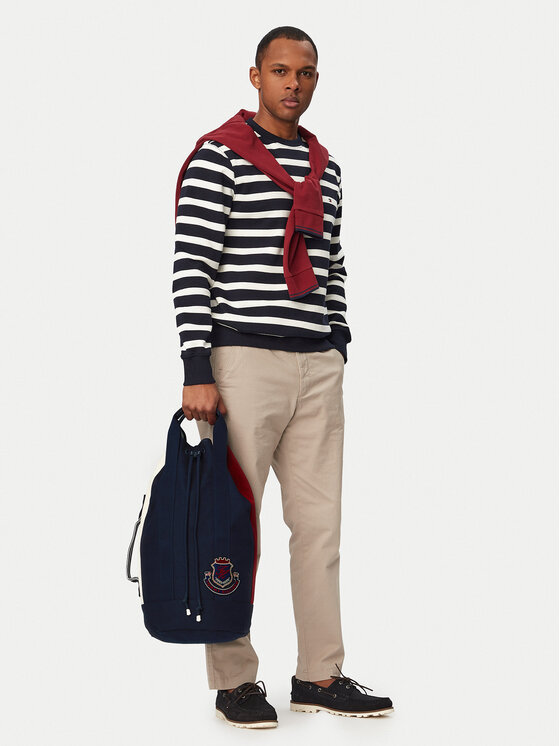 Tommy Hilfiger Rucsac Hertiage Logo Patch Crossbody Sling Bag AM0AM14264 Bleumarin