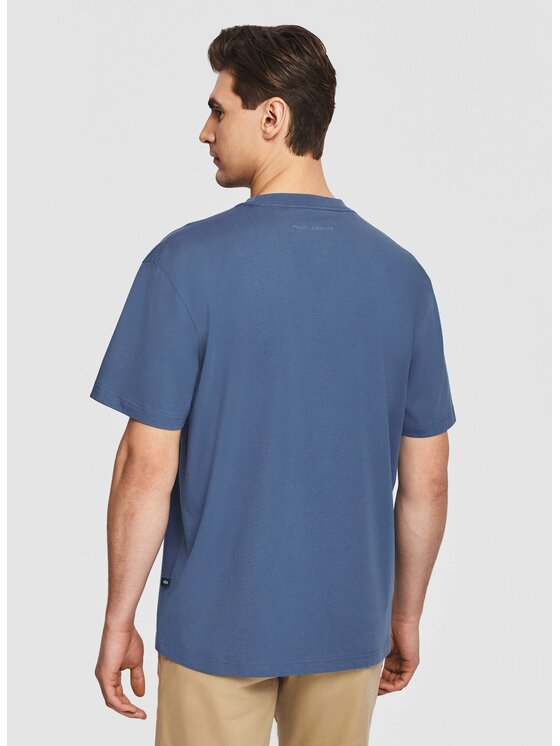Pako Lorente Pako Lorente T-Shirt P26SF-TT-006 Niebieski Classic Fit