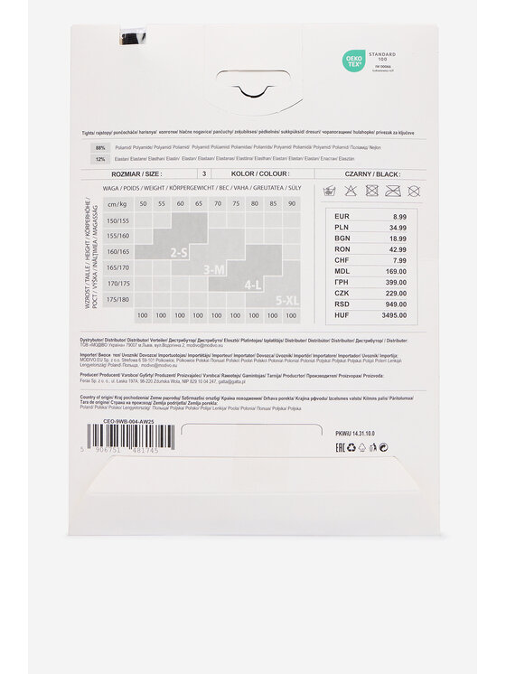 Nine West Nine West Pedkelnės CEO-9WB-004-AW25 Juoda