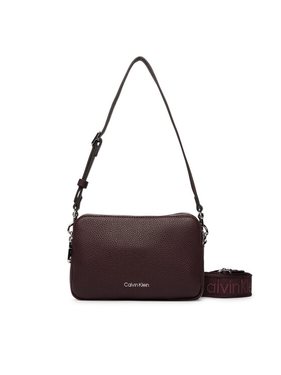 Calvin Klein Calvin Klein Τσάντα Webbing 2X Strap Camera Bag LV04F3656G Καφέ