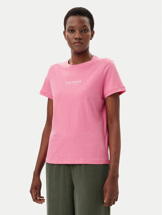Tom Tailor Tom Tailor T-Shirt 1045543 Ροζ Regular Fit